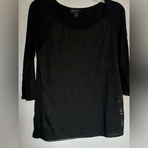 AB Studio 3/4 length black top